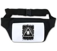 Illuminati NWO All Seeing Eye Triangle Sac banane Blanc