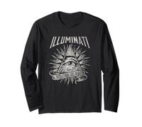 Illuminati T-Shirt New World Order, Eye of Providence Manche Longue