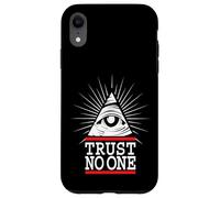 Illuminati Trust No One Coque pour iPhone XR