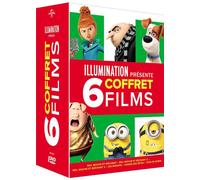 Illumination Présente - Coffret 6 Films : Moi Moche Et Méchant 1 À 3 + Les Minions + Comme Des Bêtes + Tous En Scène