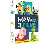 Illumination présente - Collection 3 films : Le Grinch + Les Minions + Tous en scène