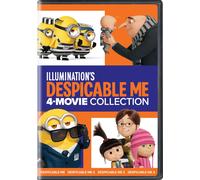 Illumination's Despicable Me 4-Movie Collection (DVD) Steve Carell Jason Segel