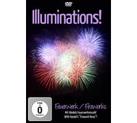 Illuminations Feux d`artifice brillants accompagnés par `` Musique pour les feux d`artifice royaux`` de Georg Friedrich Haendel -
