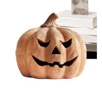 Illuminée - Pumpkin Halloween Éclairé, Lumière Polyvalente De d'halloween Polyvalente | Lampe Formidable sans Décoration De Flamme Éclairée De La Citrouillee