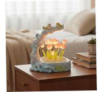 Illuminez les tulipes - Kit de lampe à monter soi-même, veilleuse en forme de fleur avec oiseau et branche, lampe table LED pour décoration chambre, prête avec boîte et sac, style 1, nuit fleur