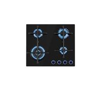 Klarstein Plaque de cuisson à gaz Illuminosa 60 cm 4 feux Noir