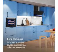 Illuminosa hotte sans cheminée | mode extraction et recyclage | minimaliste | 818 m³/h | 90 cm A++