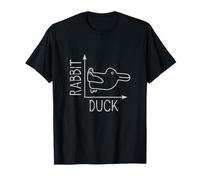 Illusion de Canard et de Lapin | Drôle de Science Ringard T-Shirt
