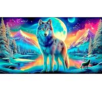 Illusion de lac et de Montagne Papier recyclé Puzzle 1000 pièces Idée Cadeau Parfaite Jeux éducatifs pour Toute la Famille Cadeau pour Femmes et Hommes 70x50cm/1000pcs