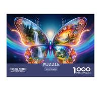Illusion de l'aile du Papillon Puzzle 1000 Pièces Adultes intéressant Puzzles 1000 Pièce Défi Jouet Cadeau 70x50cm/1000pcs