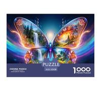 Illusion de l'aile du Papillon Puzzle 1000 Pièces Adultes intéressant Puzzles 1000 Pièce Jeu De Team Building Cadeau 52x38cm/1000pcs