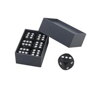 Illusion Dice Magic Set - Multiplication Dice Trick Box for Close-Up Performances, Noir PVC Prop, 6 cm