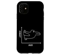 Illusion d'optique Graphique Canard/Lapin - Mind Trick Art Coque pour iPhone 11