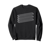 Illusion d'optique Minimaliste géométrique Sweatshirt
