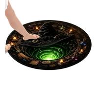 Illusion Halloween Rug, Halloween Optical Illusion Rug Holiday Carpet Decor