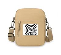 Illusion Line Repeat Circle Sac à bandoulière pour téléphone portable Mini sac à main