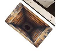 Illusion Mat - 60x40x1cm Comfortable Plush Pad | Hole Rug Illusion - Anti-Slip Grip for Indoor, Outdoor, Home, Kitchen, Garden, Workplace, Shower, Tub, Apartment