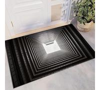 Illusion Optique Tapis de Salon 50x80cm Visuel Architecture Chambre Décor Tapis Doux Antidérapant,Lavable Moquette Intérieur Poils Courts pour Cuisine, Couloir, Paillasson, Salle de Jeux 5R3479