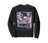 Illusion réalité en Retro Vaporwave 80s 90s Cyberpunk Glitch Sweatshirt