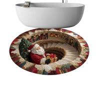 Illusion Rug Tapis d'intérieur antidérapant réaliste 78,7 x 78,7 cm | Tapis de Noël pour Thanksgiving, intérieur et extérieur, salon, salle de bain, vacances, Halloween