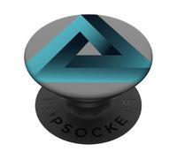 Illusion Triangle Pyramide Illusion Optique Game Nerd Geek PopSockets PopGrip Adhésif