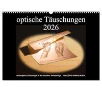 illusions d'optique 2026, Version française (Calendrier mural 2026 DIN A3 portrait), Calendrier CALVENDO mensuel