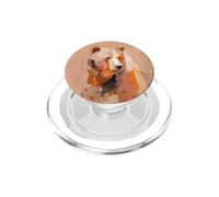 Illustration Abstraite de Portrait d'ours PopSockets PopGrip pour MagSafe
