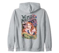 Illustration Alice au pays des merveilles Cheshire Lewis Carroll Sweat à Capuche