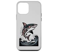 Illustration amérindienne Shark Haida Tlingit Coque pour iPhone 12 Mini