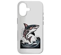 Illustration amérindienne Shark Haida Tlingit Coque pour iPhone 17