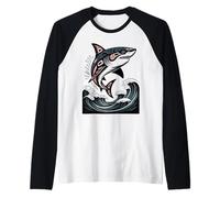 Illustration amérindienne Shark Haida Tlingit Manche Raglan