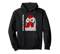 Illustration Amusante de Poulet As Nutty As A Fruitcake Sweat à Capuche