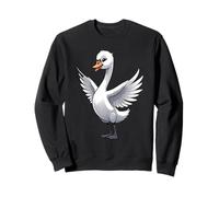 Illustration Animale d’Un Cygne Dansant Sweatshirt