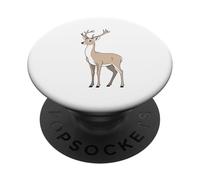 Illustration Animale Symbolique Cerf PopSockets PopGrip Adhésif