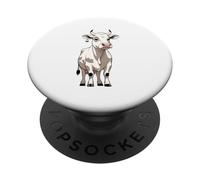Illustration Animale Vache Symbolique PopSockets PopGrip Adhésif