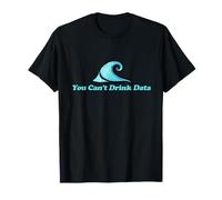 Illustration Anti-IA « You Can't Drink Data » T-Shirt