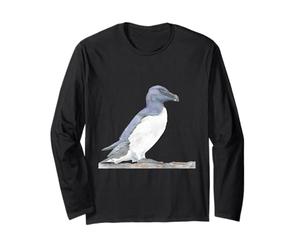 Illustration Aquarelle Razorbill - Oiseau de mer côtier Manche Longue