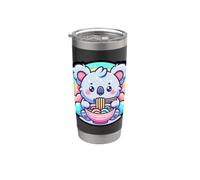Illustration arc-en-ciel mignon koala ramen bol Gobelet isotherme en acier inoxydable double paroi