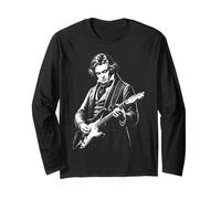 Illustration Artistique de Guitare électrique Beethoven Manche Longue