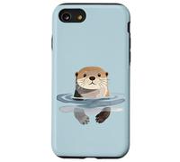 Illustration Artistique Mignonne de Loutre de mer Aquatique Coque pour iPhone SE (2020) / 7/8