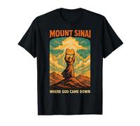 Illustration biblique du Mont Sinaï où Dieu est descendu T-Shirt