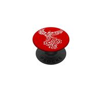 Illustration Blanche Phoenix Rising from The Ashes PopSockets PopGrip Adhésif