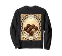 Illustration Bonbons de Style Art Nouveau Sweatshirt