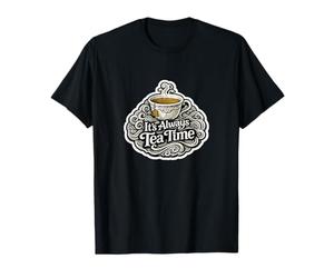 Illustration botanique Confortable It's Always Tea Time T-Shirt