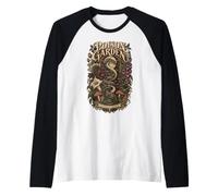 Illustration Botanique de Jardin Poison avec Serpent Manche Raglan