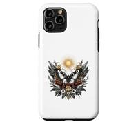 Illustration botanique du Soleil Papillon Mystique Coque pour iPhone 11 Pro