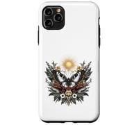Illustration botanique du Soleil Papillon Mystique Coque pour iPhone 11 Pro Max