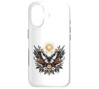 Illustration botanique du Soleil Papillon Mystique Coque pour iPhone 17