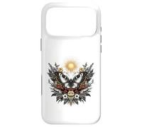 Illustration botanique du Soleil Papillon Mystique Coque pour iPhone 17 Pro Max