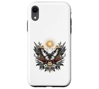 Illustration botanique du Soleil Papillon Mystique Coque pour iPhone XR